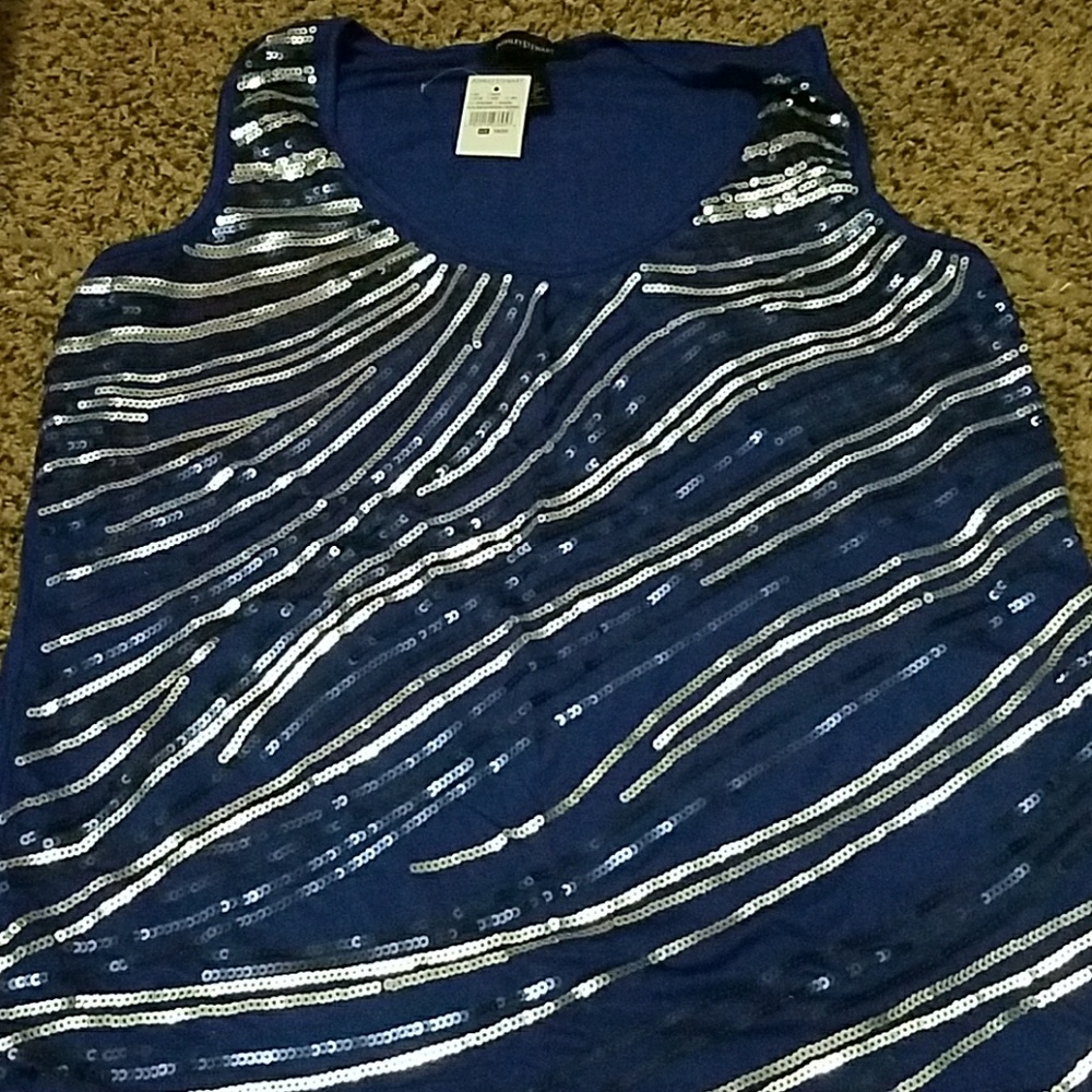 Sequin tank top